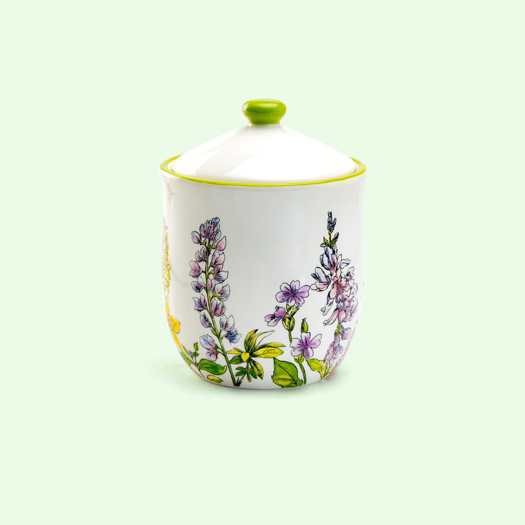 Spring Garden Bunny Canisters