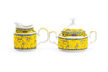 Yellow Dynasty Fine Porcelain Sugar & Creamer Set