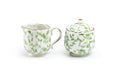 Greeny Garden Fine Porcelain Sugar & Creamer Set