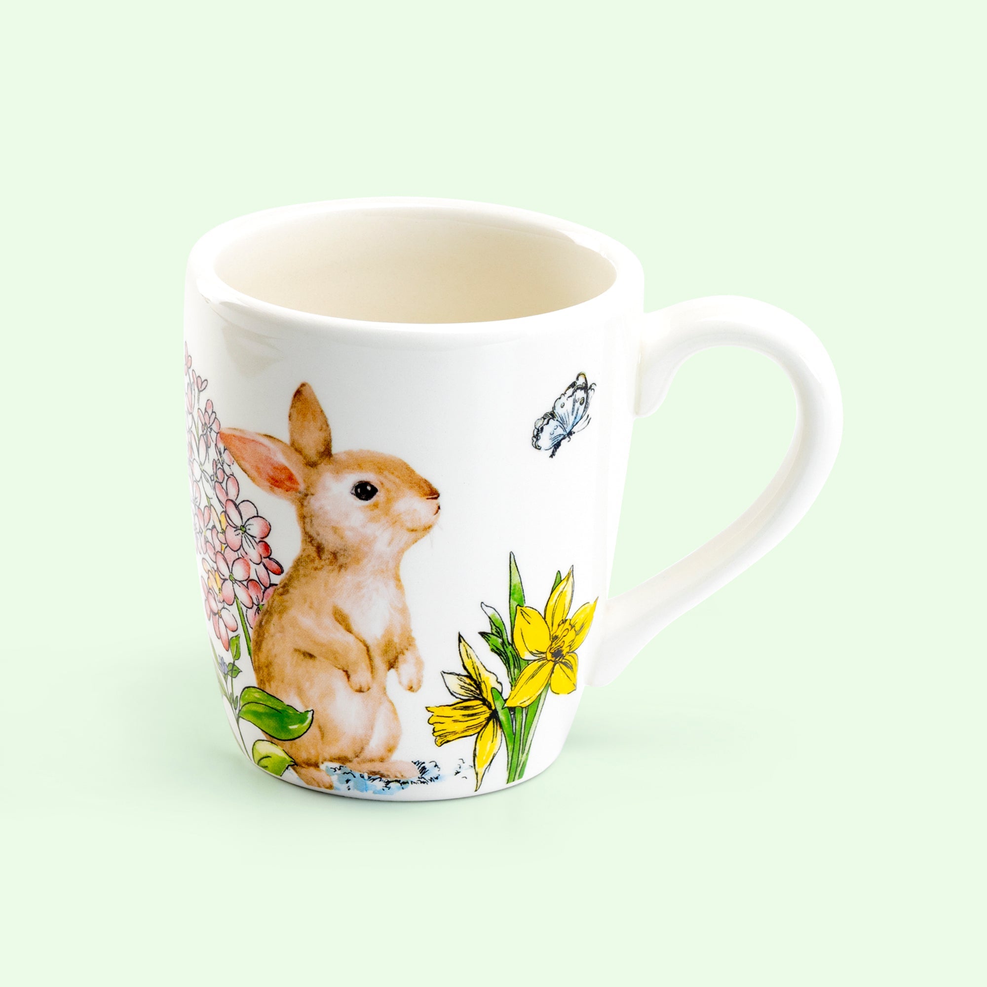 Spring Garden Bunny Mug