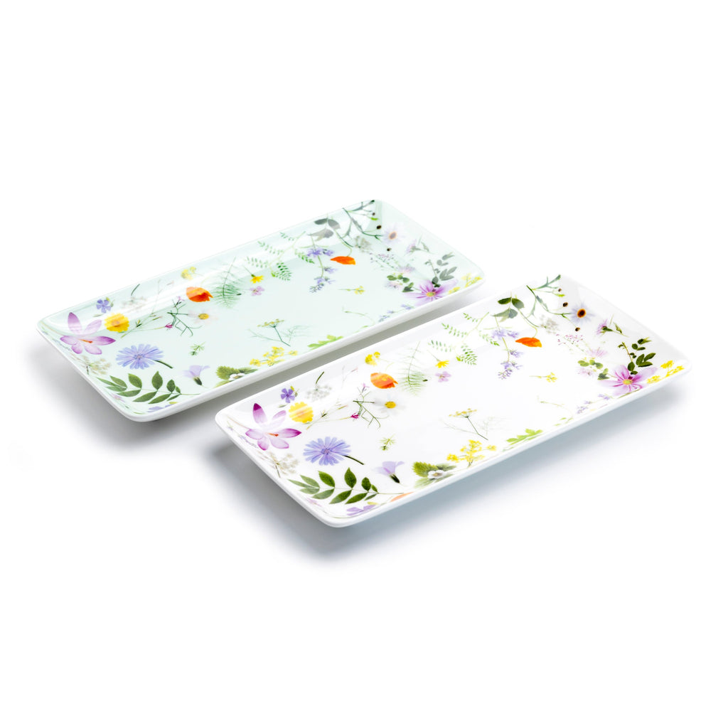 10" Summer Meadow Bone China Serving Tray
