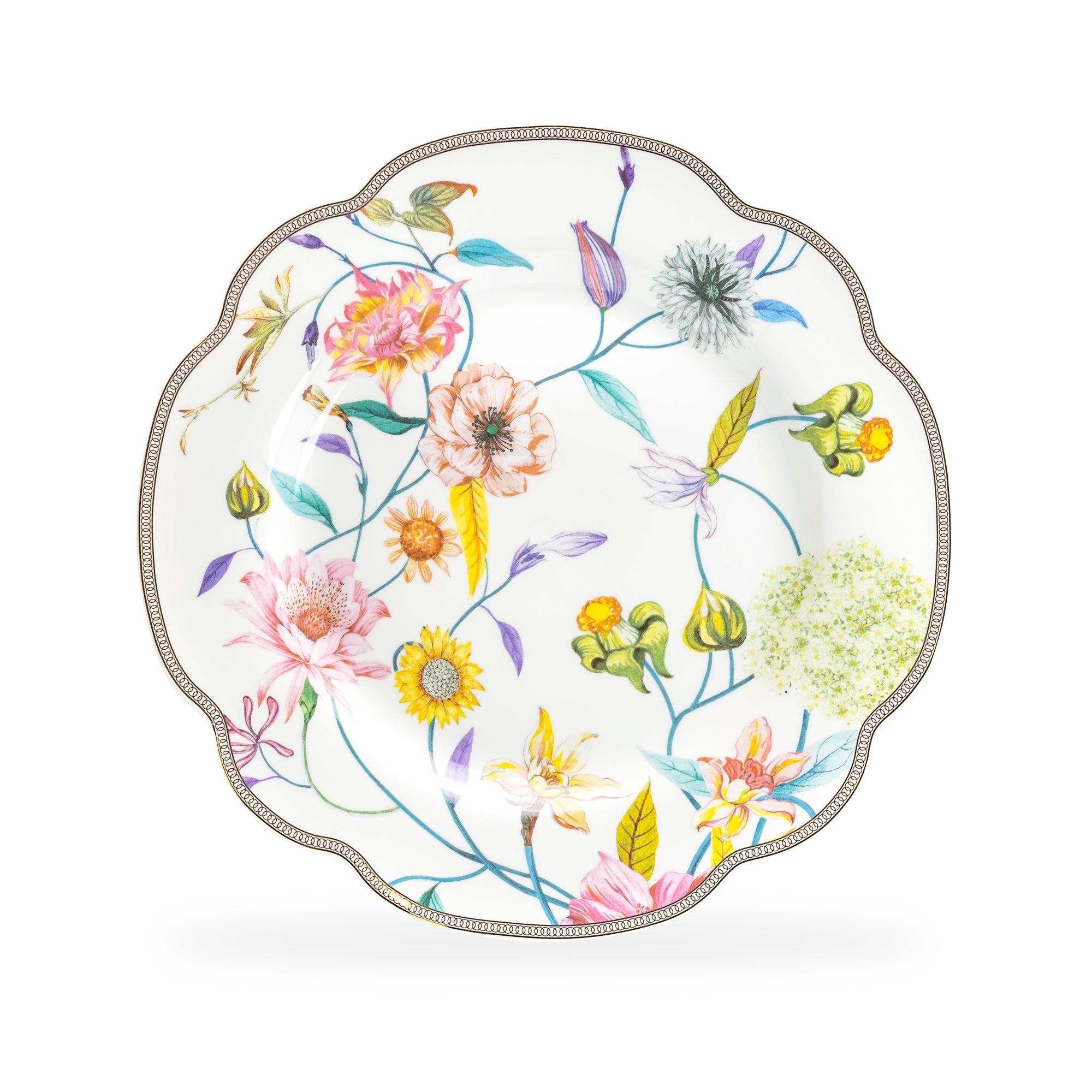 Spring Flowers Fine Porcelain Dessert/Dinner Plate