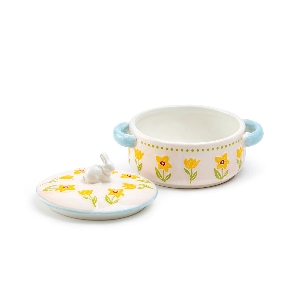 Spring Daffodil Bunny Mini Candy Jar