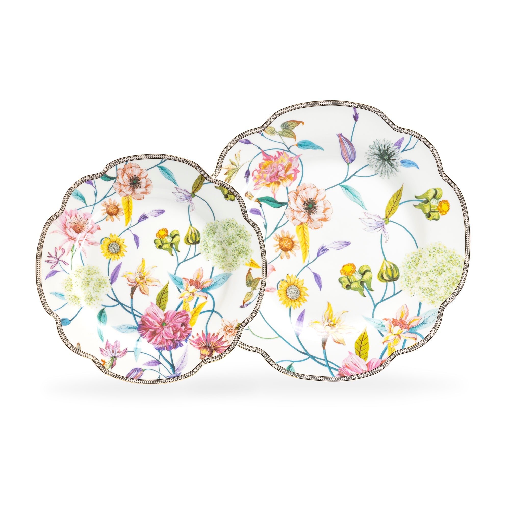 Spring Flowers Fine Porcelain Dessert/Dinner Plate