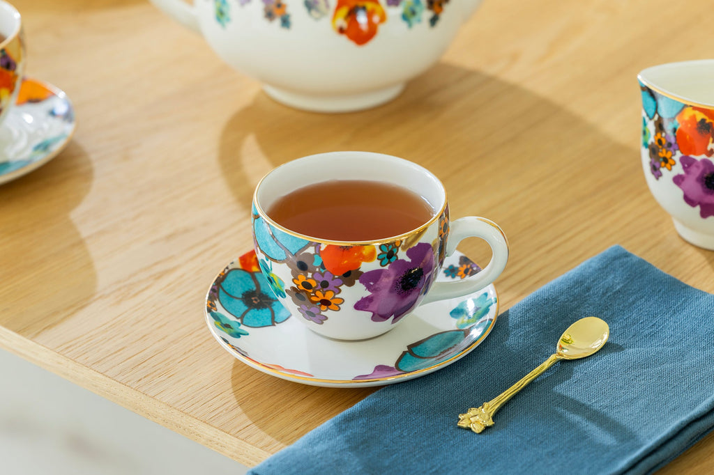 Meadow Joy Fine Porcelain Cup and Saucer