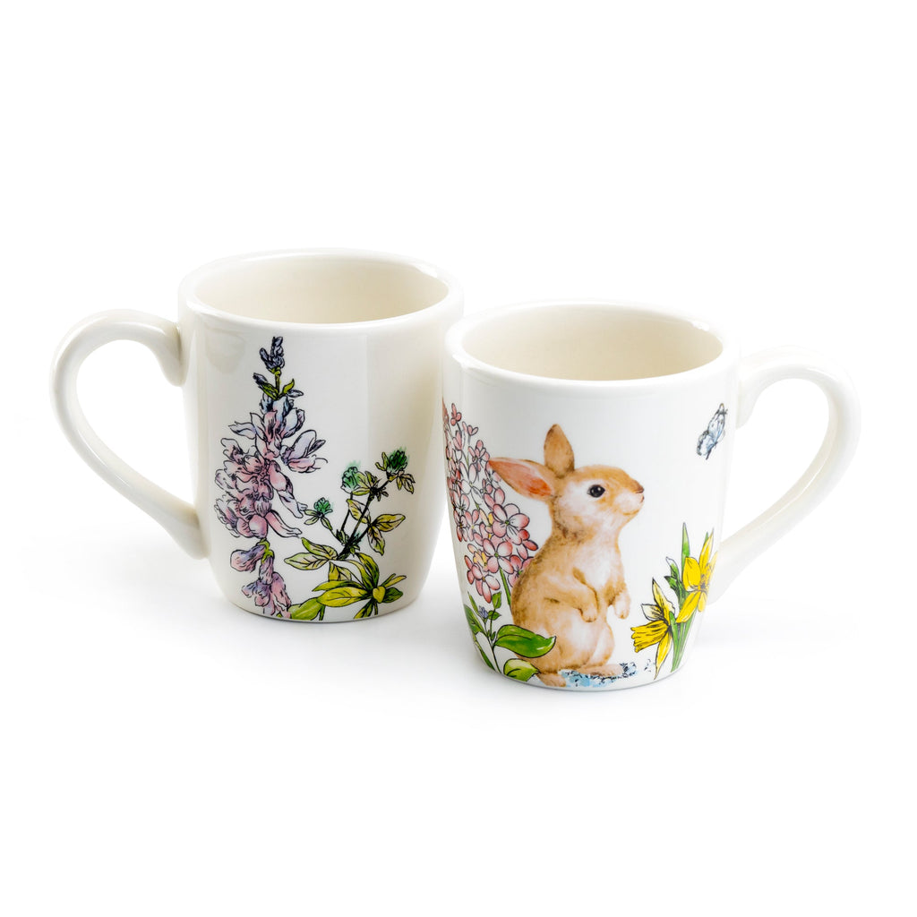 Spring Garden Bunny Mug