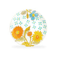 8" Daisy Hand Crafted and Painted Dessert/Salad Plate