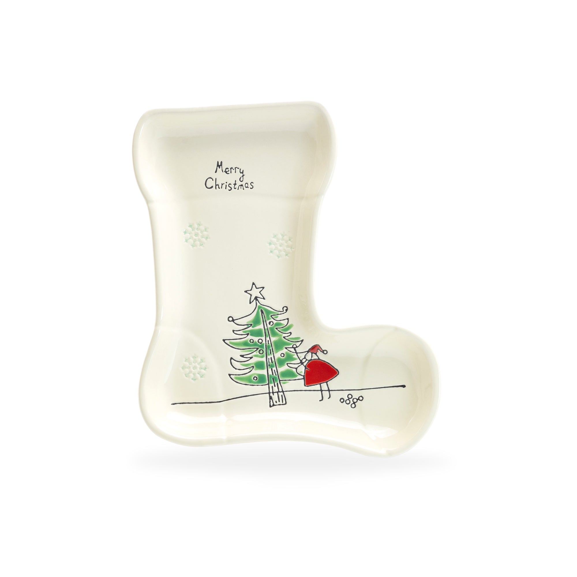 Santa’s Christmas Stocking Serving Tray