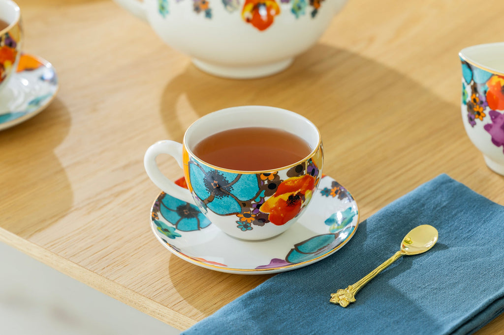 Meadow Joy Fine Porcelain Cup and Saucer