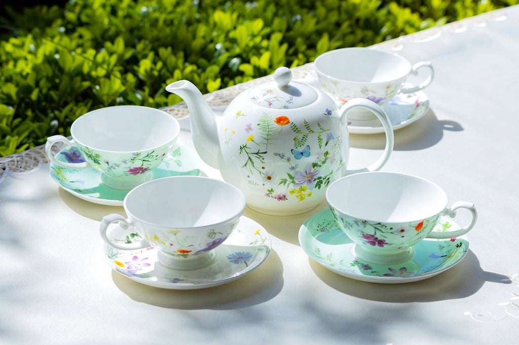 7.5" Summer Meadow Bone China Dessert Plate