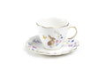 Meadow Bunny Fine Porcelain Tea Cup and Saucer