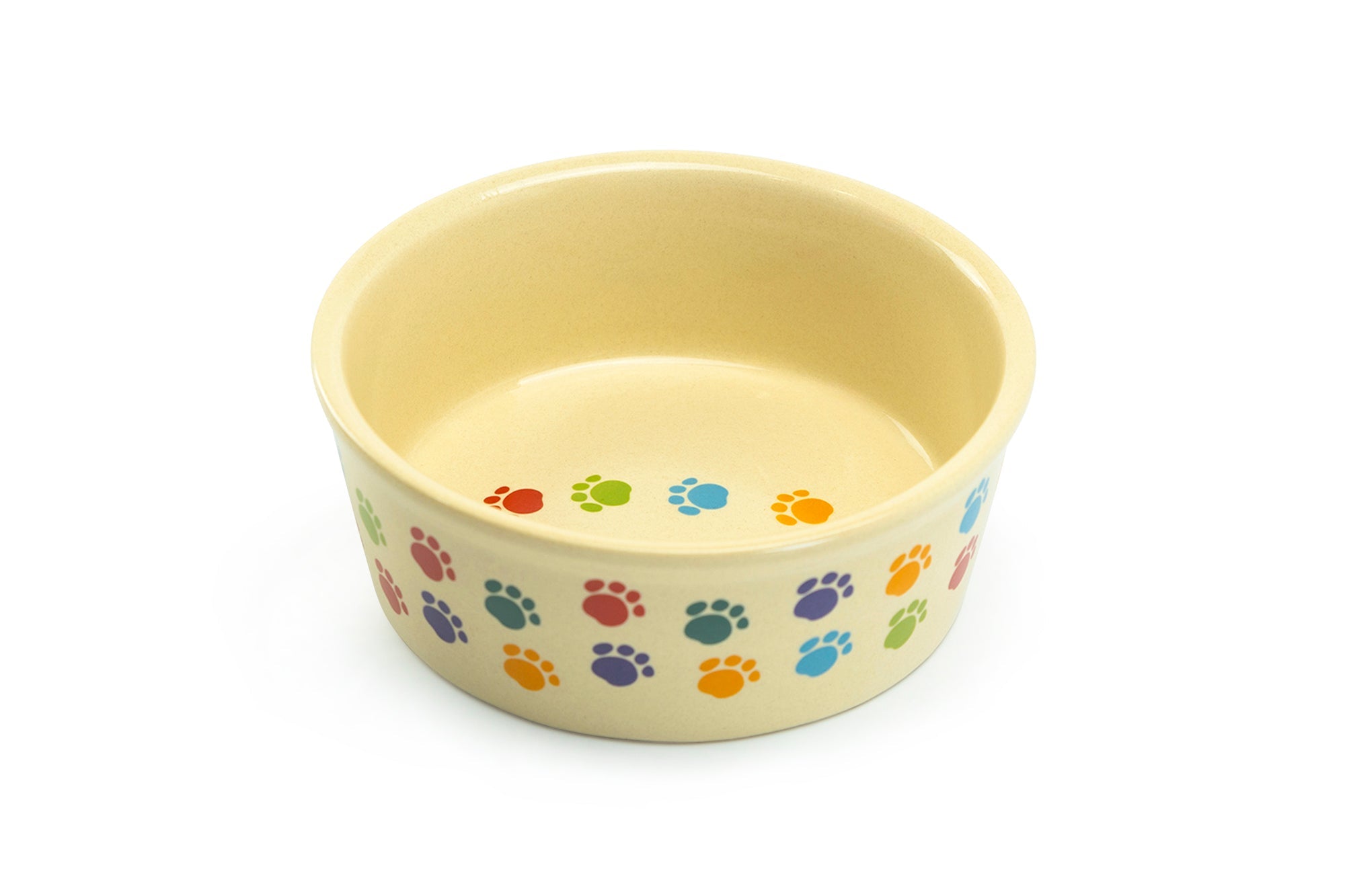 Color Paws Ceramic Pet Bowl