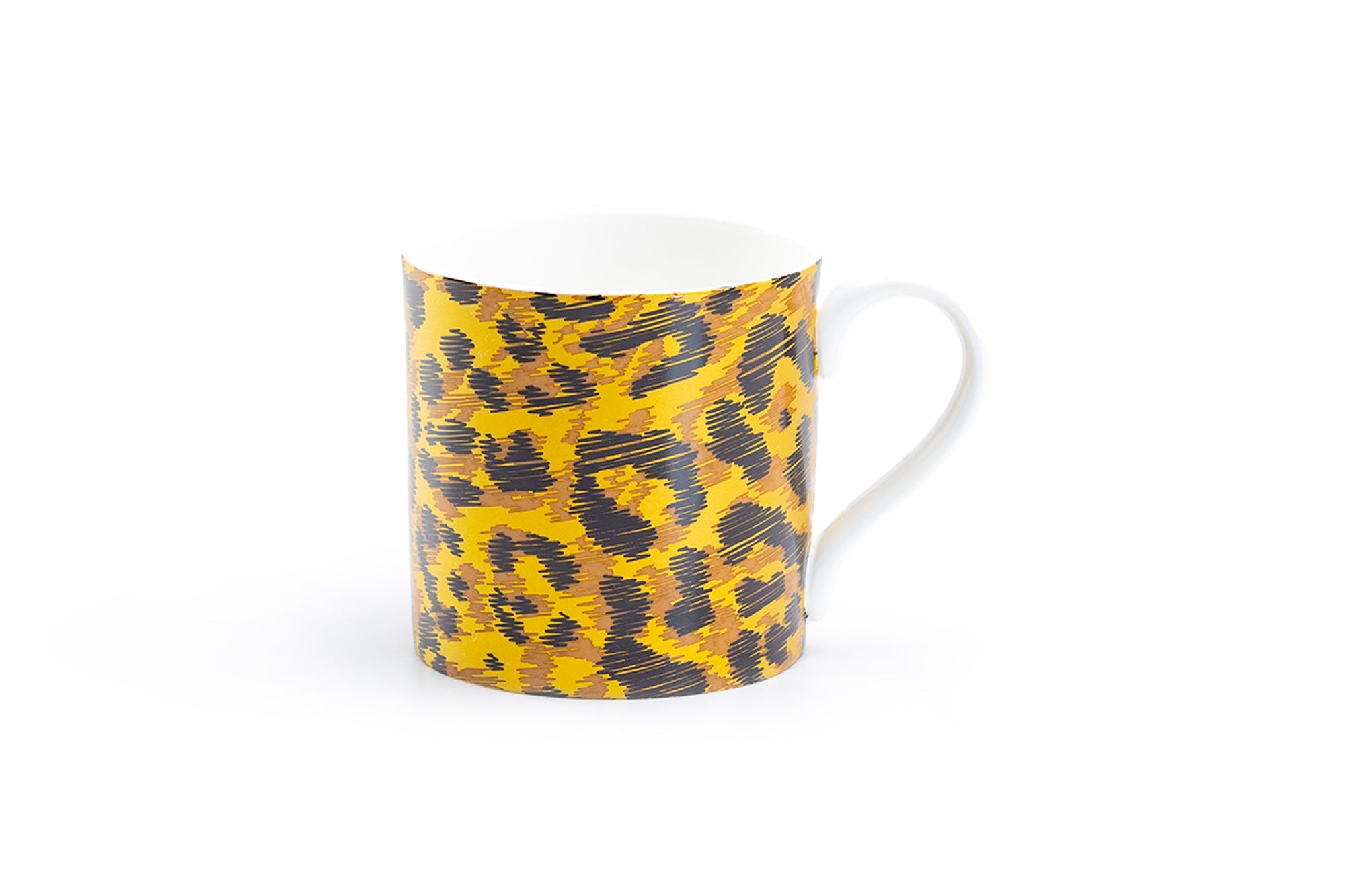 Jaguar Print Bone China Mug