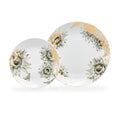 Gold Sunflowers Fine Porcelain Dessert/Dinner Plate
