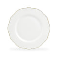 White Gold Duchess Fine Porcelain Dinner Plate