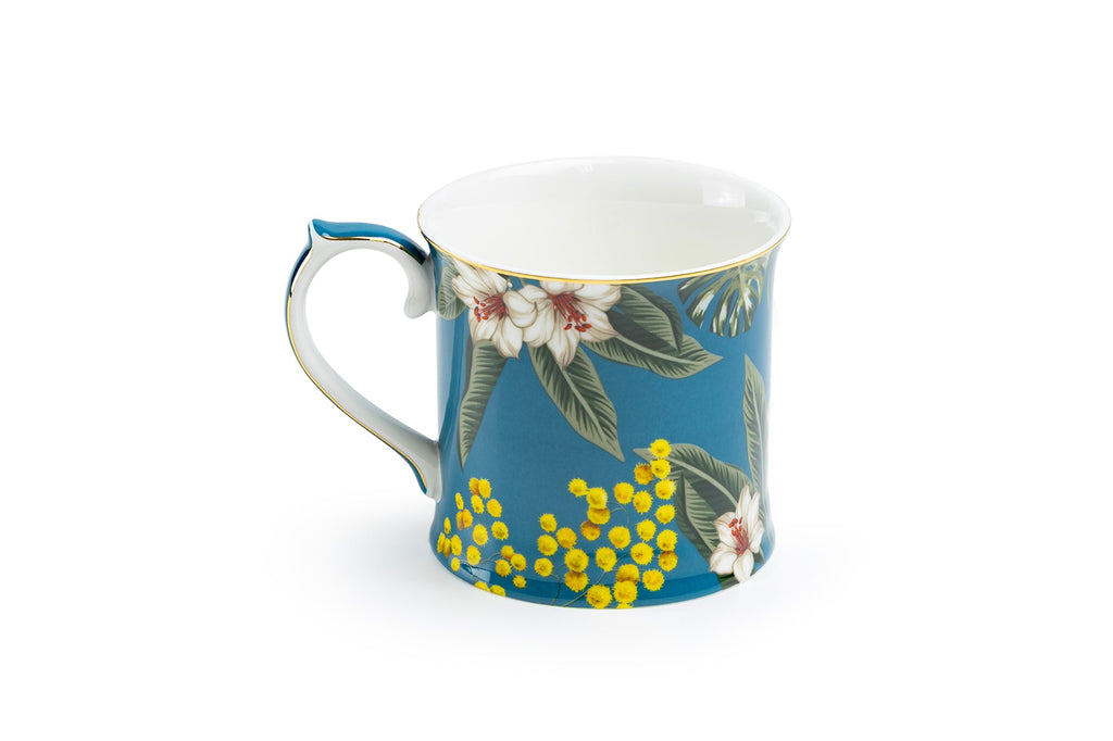 Tropical Leopard Fine Porcelain Mug