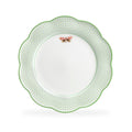 Moth & Lattice Bone China Dinner Plate