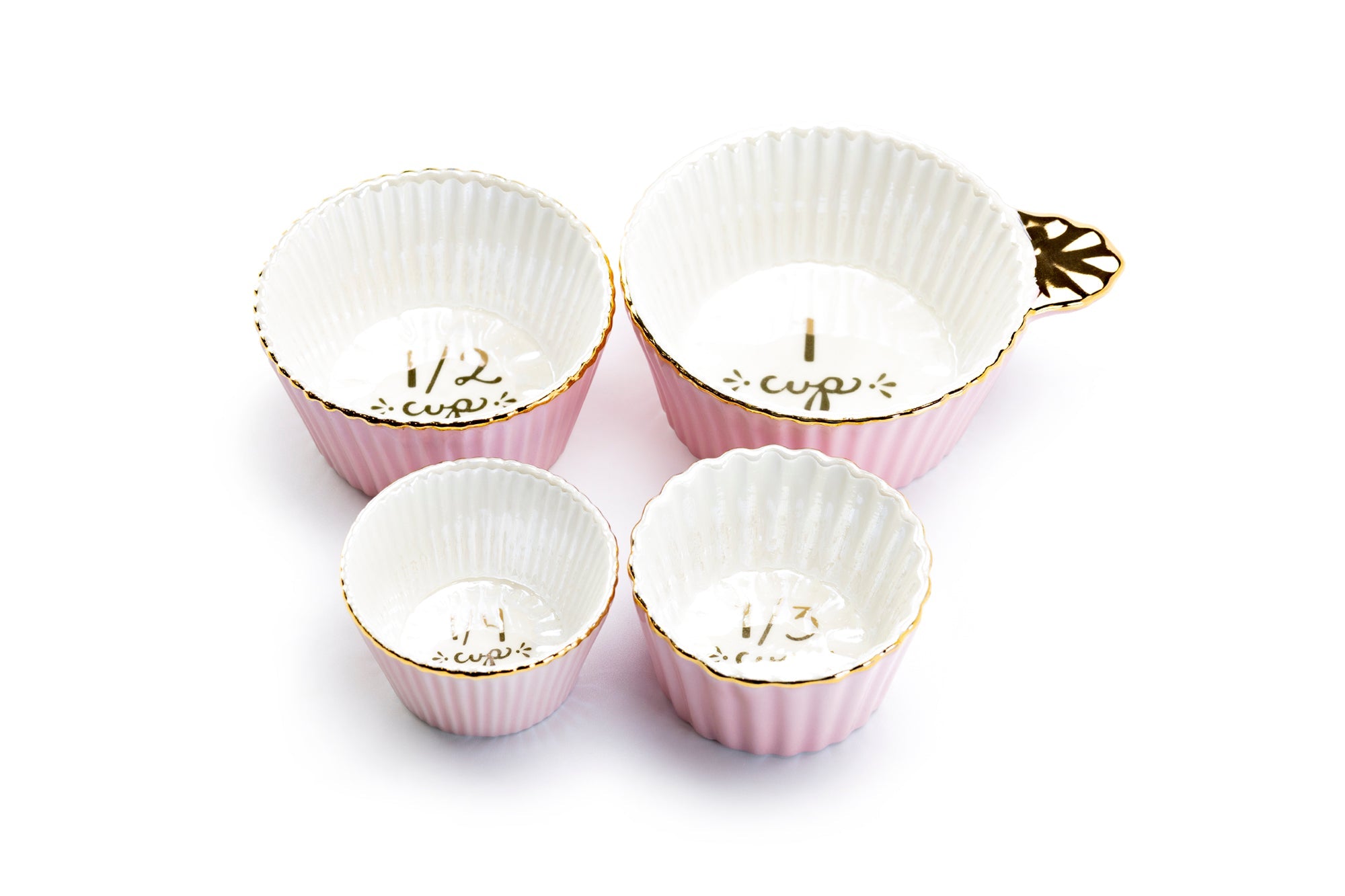 4-Piece Fine Porcelain Measuring Cup Set