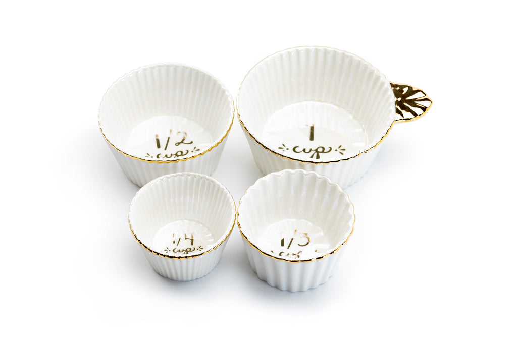 4-Piece Fine Porcelain Measuring Cup Set