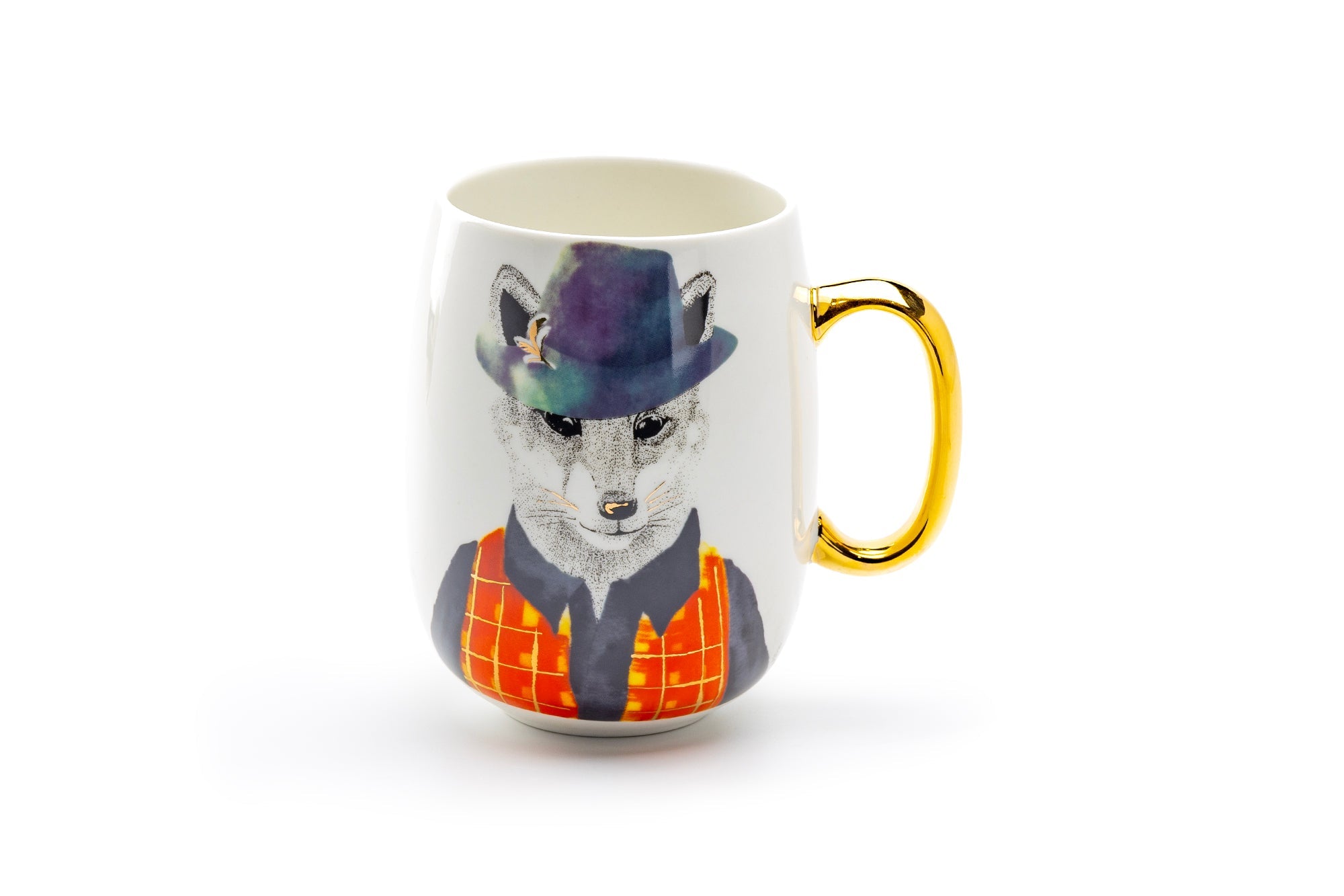 Hipster Fox Large Coffee Mug - 20oz