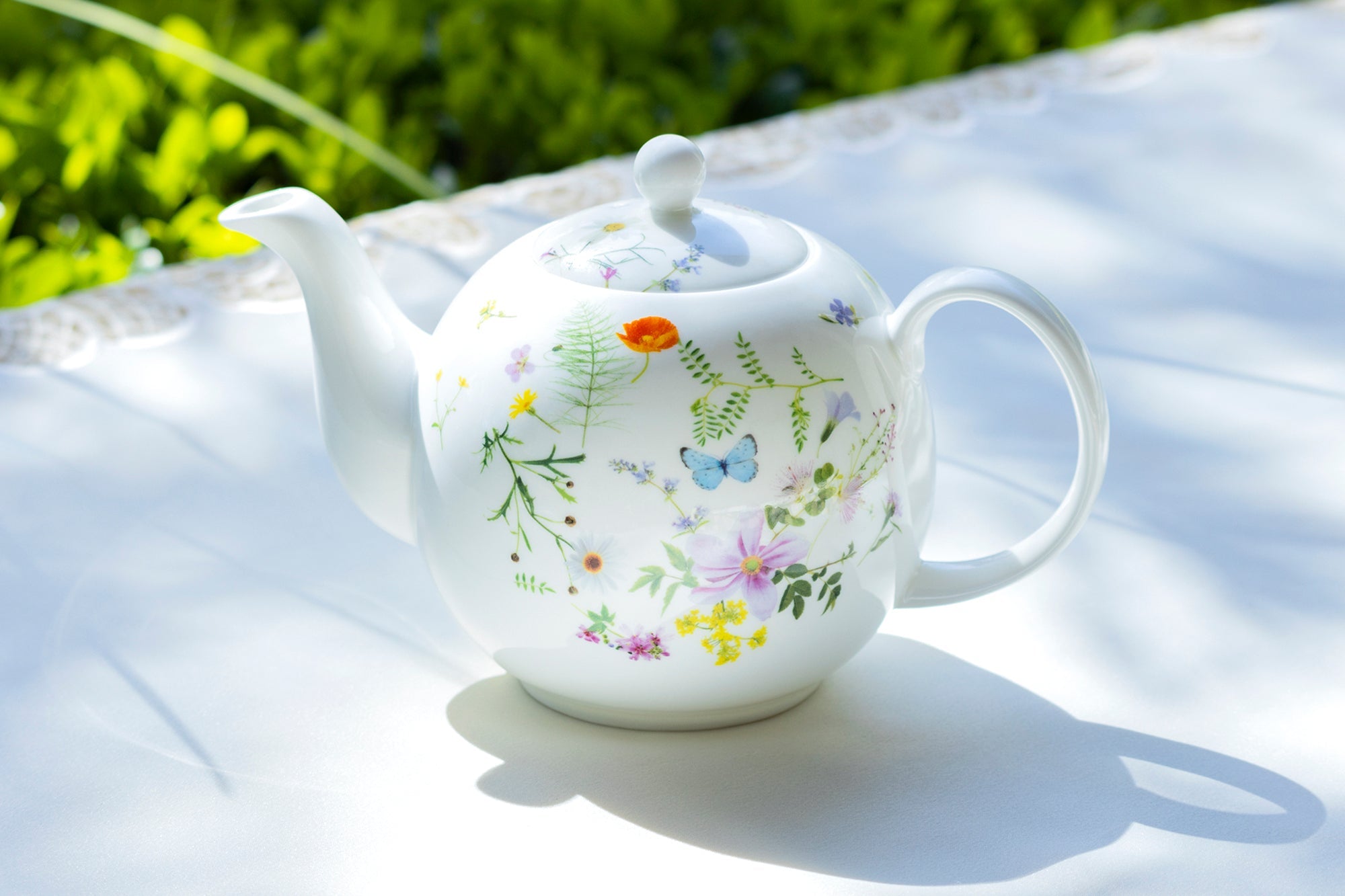 Summer Meadow Bone China Teapot