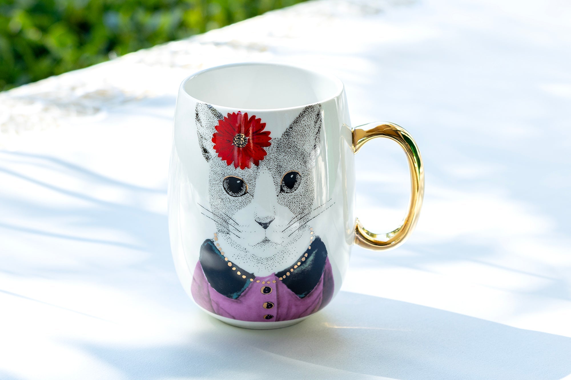 Hipster Cat Large Coffee Mug - 20oz