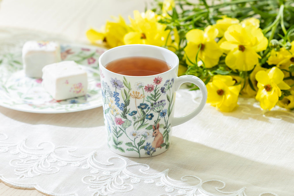 Bunny Meadow Bone China Mug
