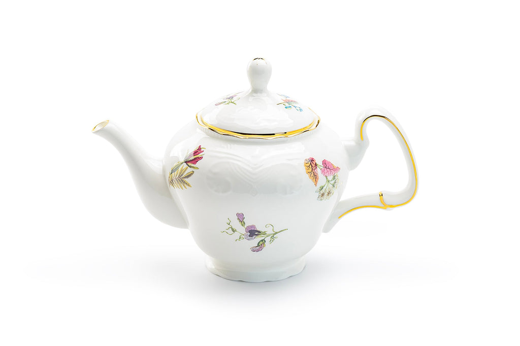 Anna Garden Bone China Teapot