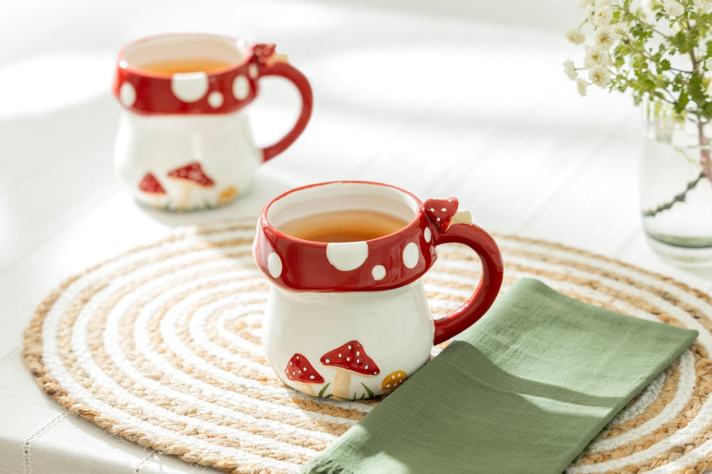 Fairytale Red Mushroom 14oz Mug - CLEARANCE