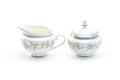 Gift Boxed Lotus Garden Bone China Sugar & Creamer Set