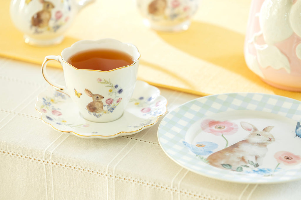 Meadow Bunny Fine Porcelain Tea Set