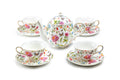 Butterfly Garden Fine Porcelain Tea Set