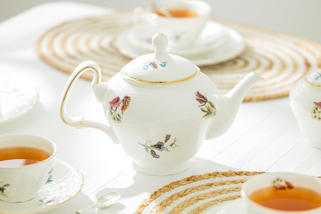 Anna Garden Bone China Teapot