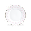 8" Pink Polka Dots Fine Porcelain Dessert Plate