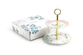 Apple Blossom Bone China 2-Tier Server with Gift Box