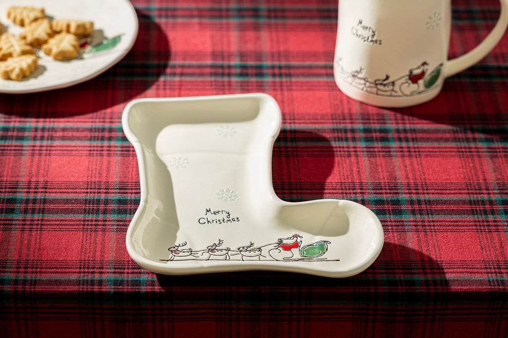 Santa’s Christmas Stocking Serving Tray