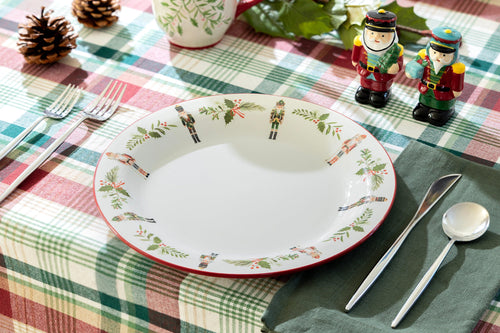 10.4" Holiday Royal Nutcrackers Dinner Plate