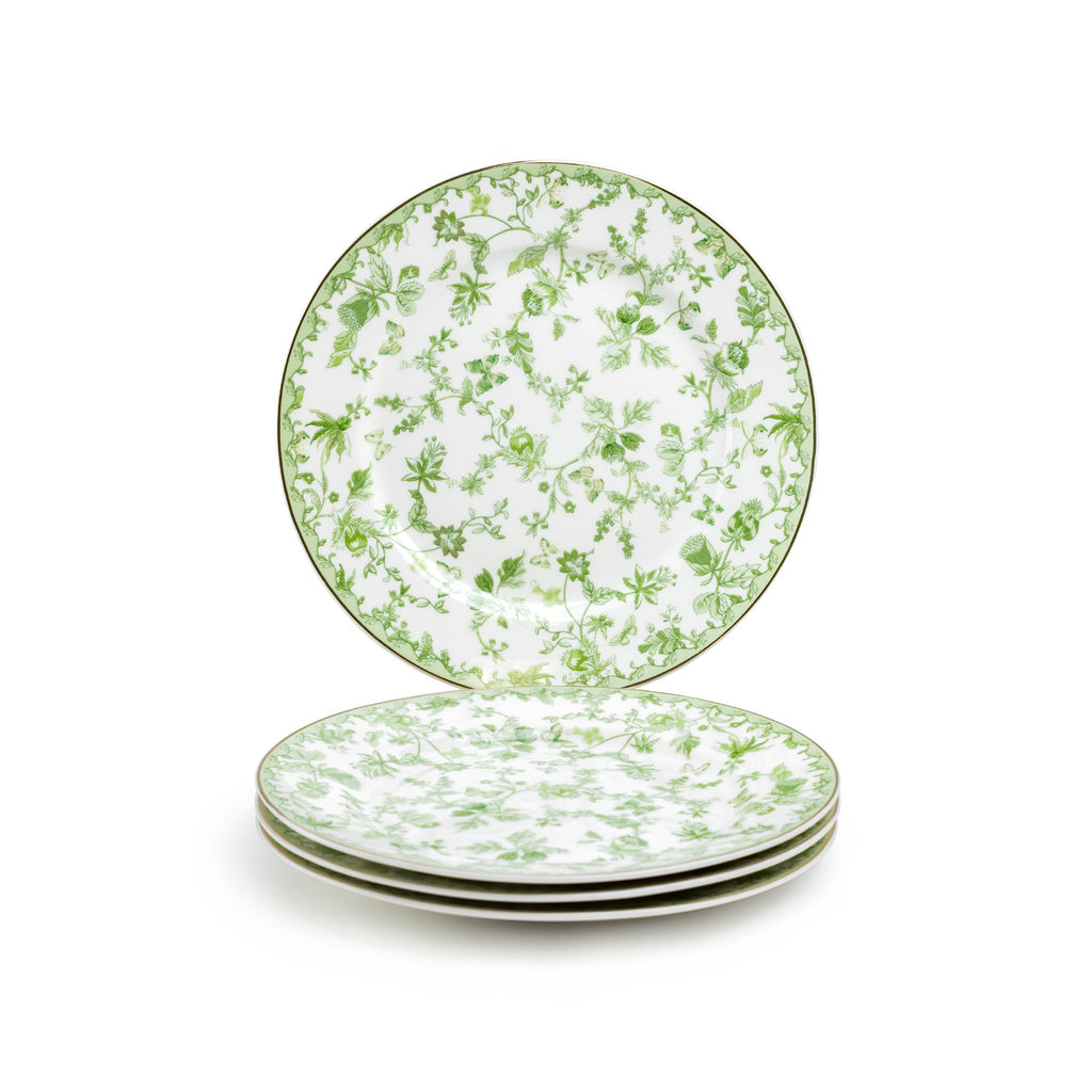 Greeny Garden Fine Porcelain Dessert/Dinner Plate