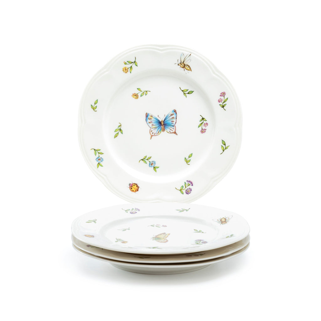 8" Summer Garden Fine Porcelain Dessert Plate