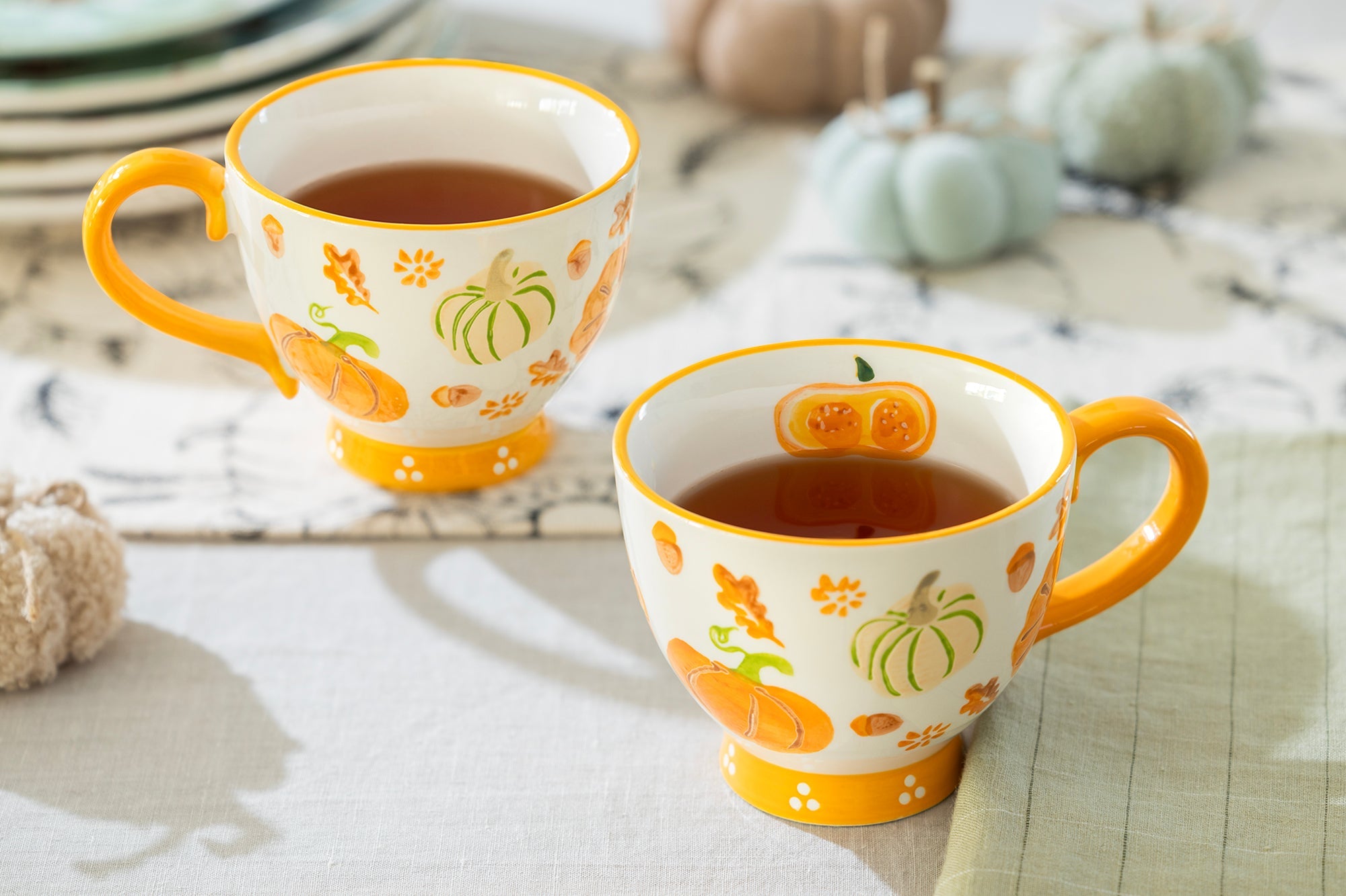 Pumpkins Orange Latte Mug