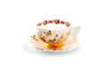 Rose Butterfly Bone China Tea Cup and Saucer