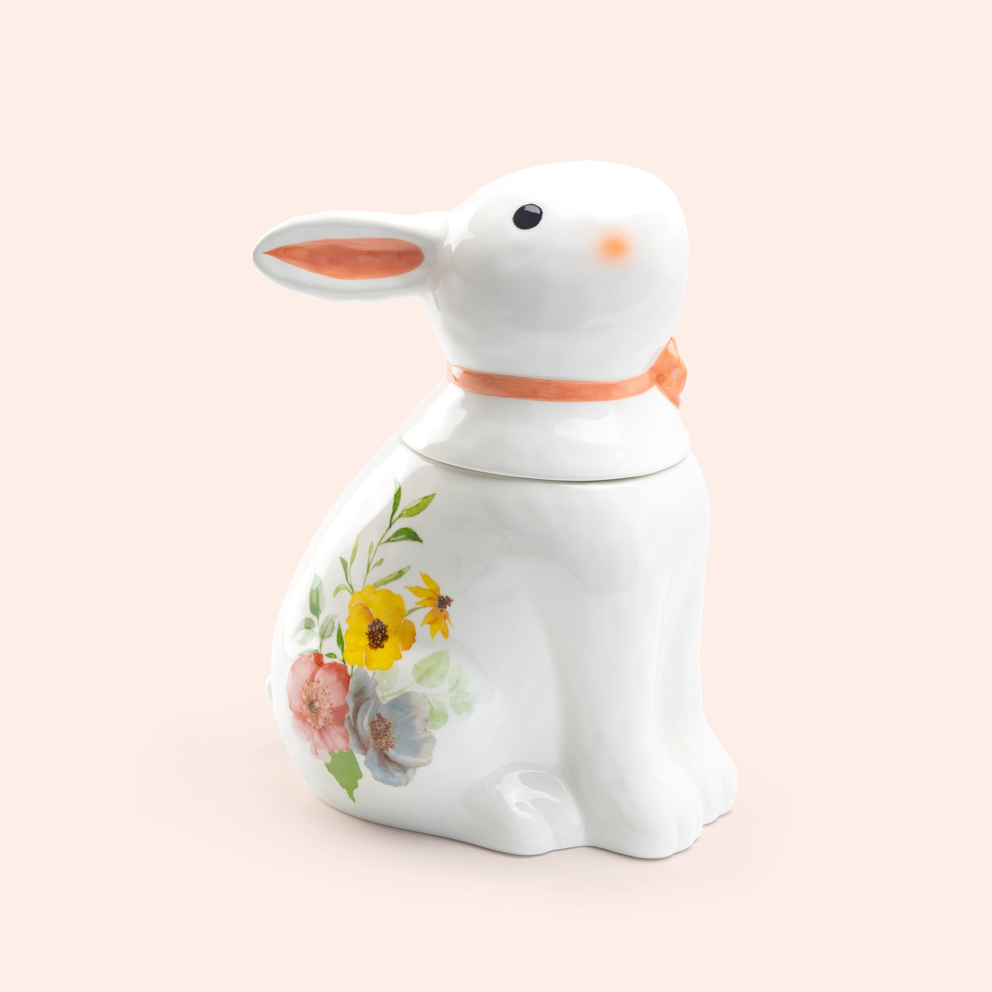 Floral Bunny Large Cookie Jar - CLEARANCE