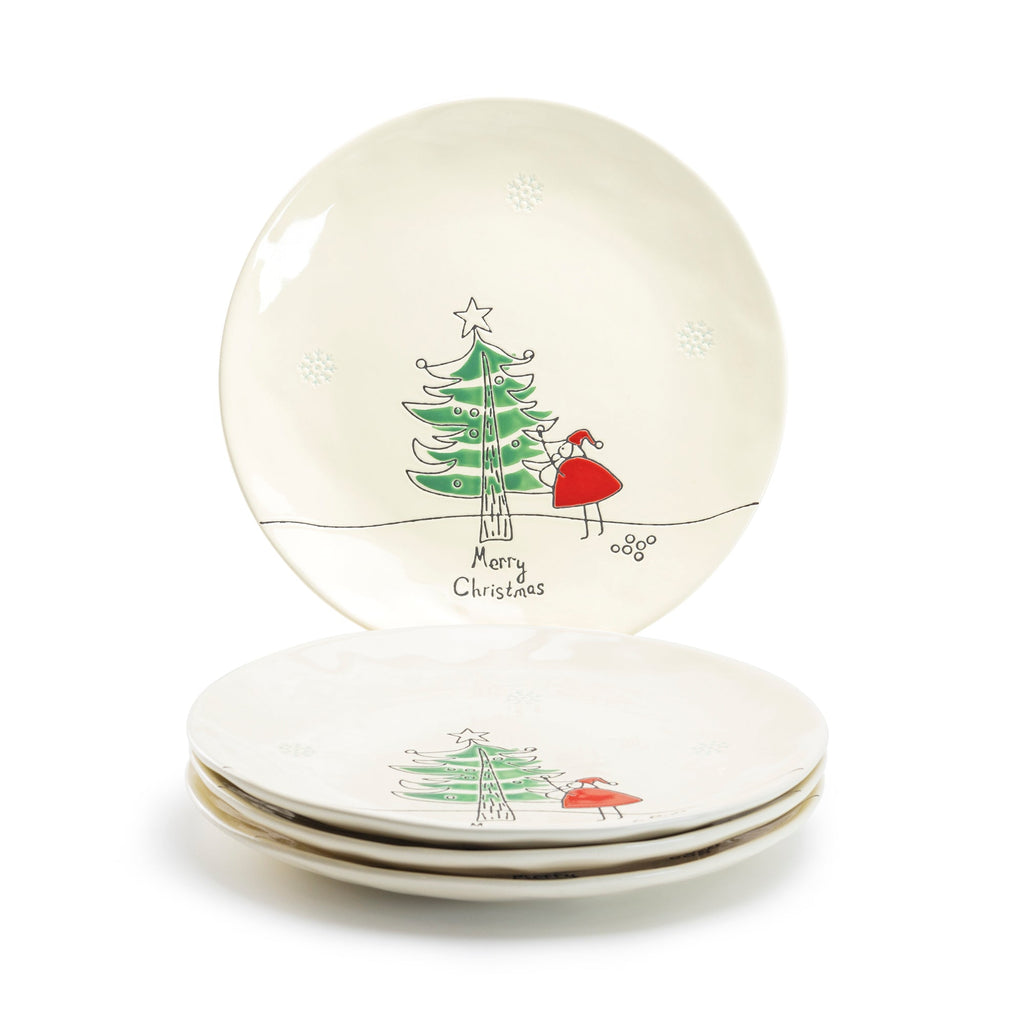 Santa’s Christmas Tree Dinner Plate