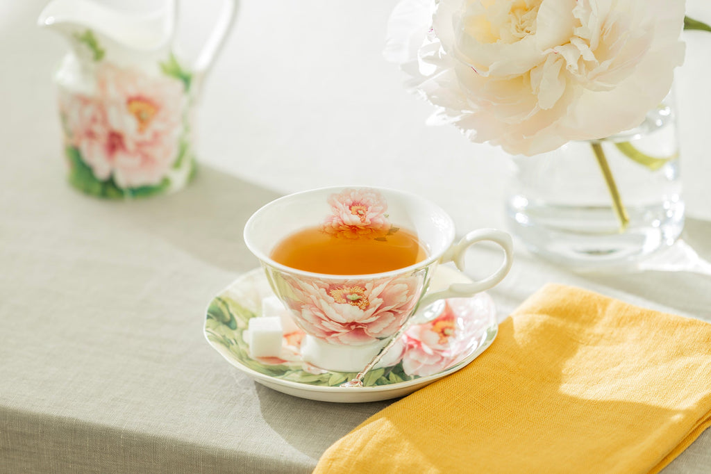 Empire Peony Bone China 11-Piece Tea Set