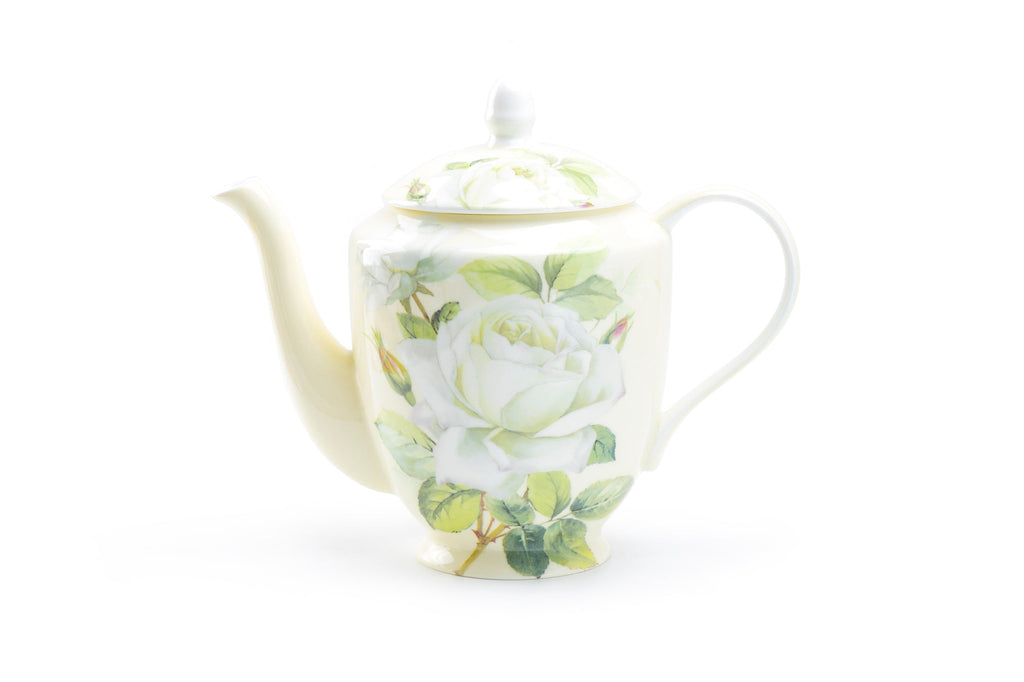 Iceberg Rose Bone China Teapot