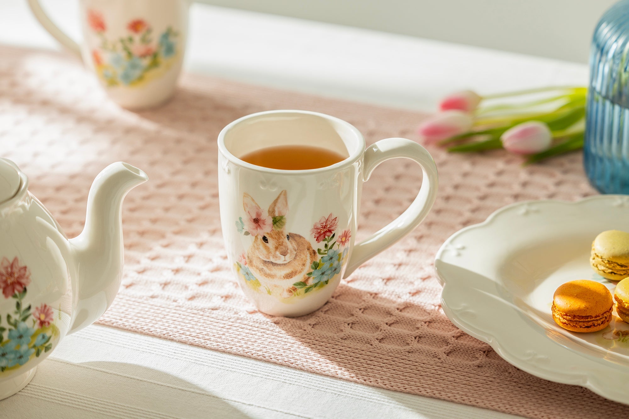 Flower Bunny Mug