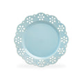 Blue Lace Blossom Fine Porcelain Dessert Plate