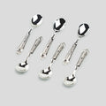 Silver Plated Demi Spoon with Classic Floral Handle Set of 6
