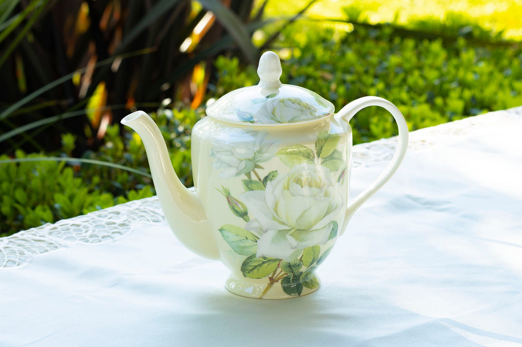 Iceberg Rose Bone China 11-Piece Tea Set