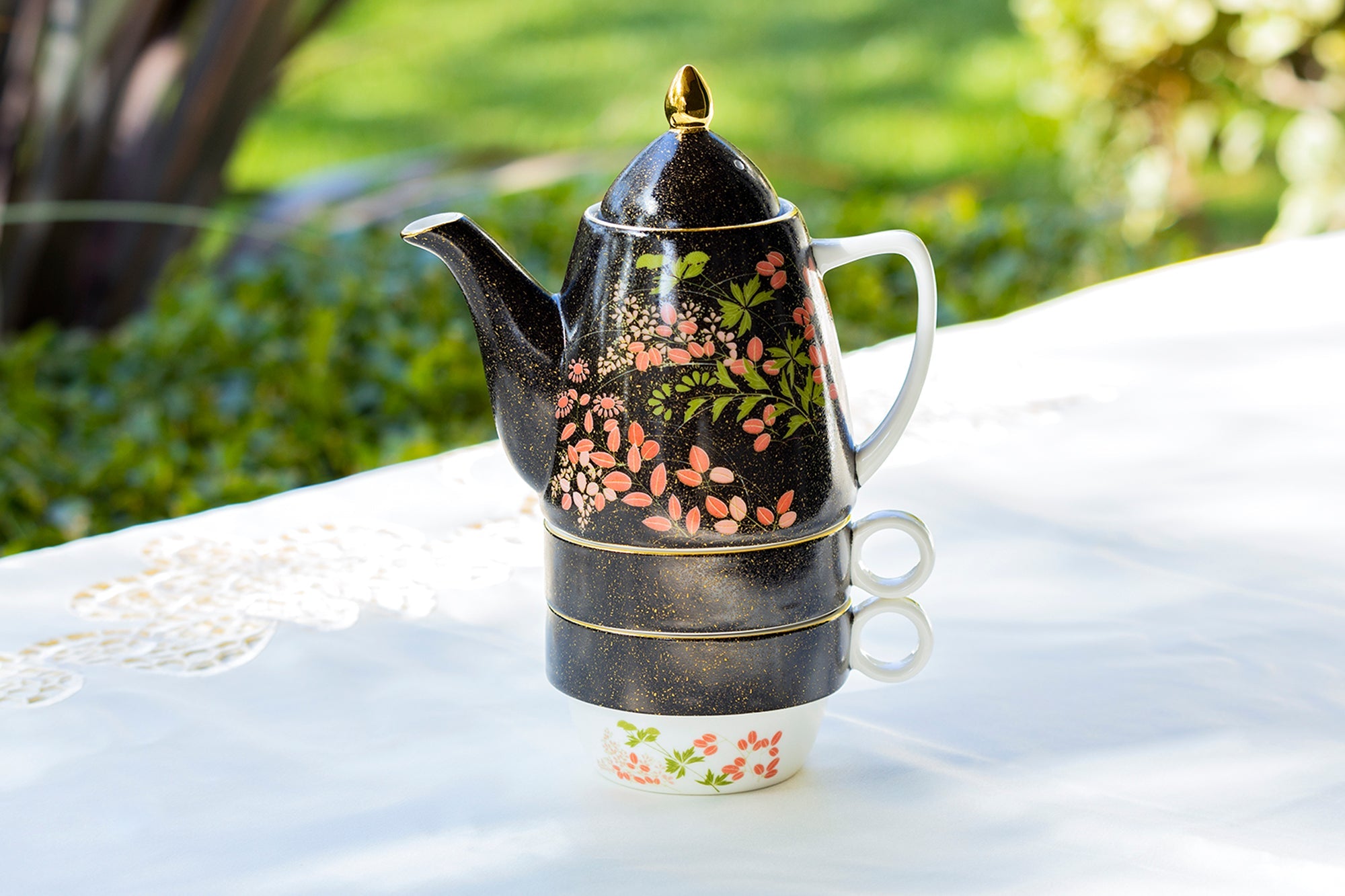 Tokyo Blossom Fine Porcelain Tea For Two Set